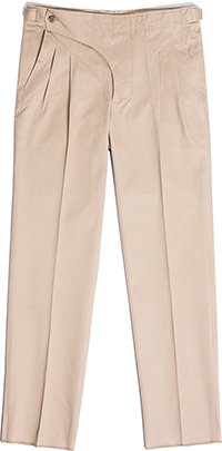 Vencet cotton pants beige