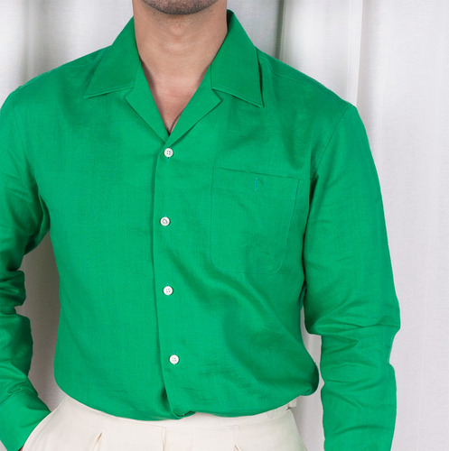 Green Linen Shirt (2장 한정판매)