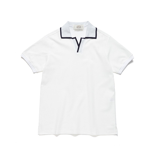 AMFEAST Line Polo Shirts - White
