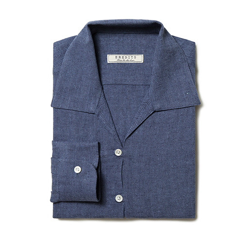 Pullover shirts - herringborn blue