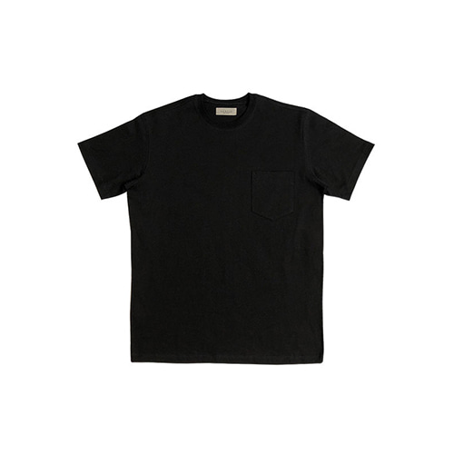 SORTIE Coverstitch Poket T-Shirts - Black
