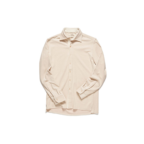 AMFEAST Holiday Terry Cotton Shirt - Ivory