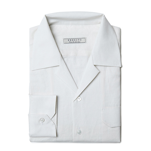 Linen Opencollar shirts - White