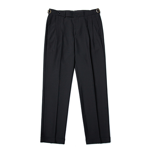 ERD Two pleats trousers - black