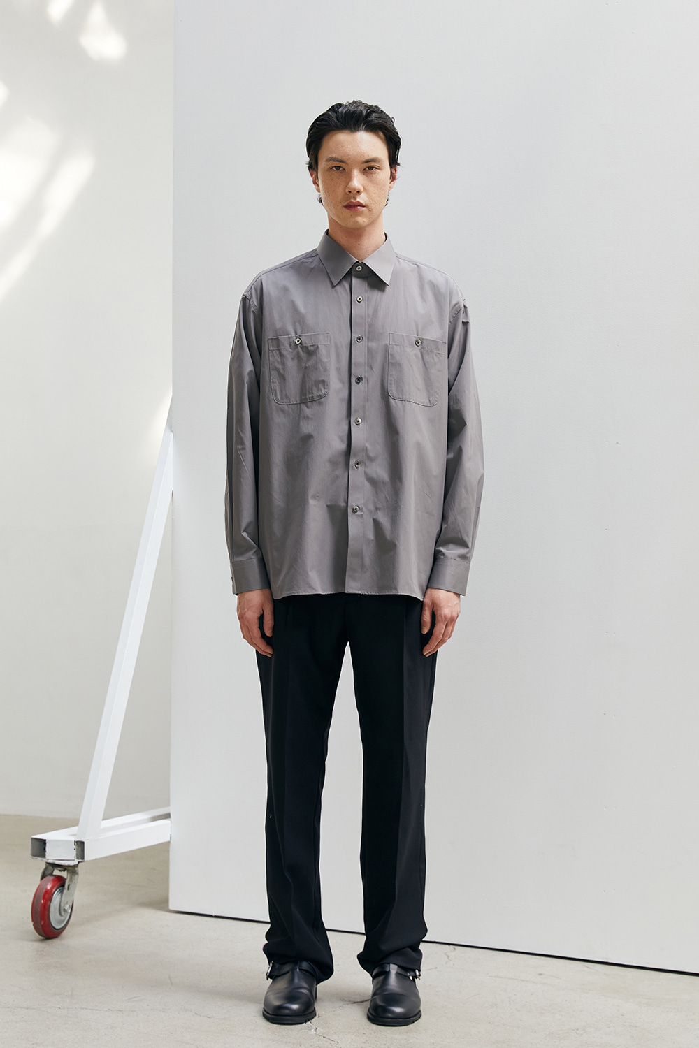 ERD - Regular oversize shirts gray