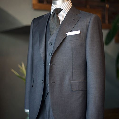 Togna solid charcol grey 3piece suit