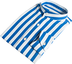 Linen Awning Stripe Blue Shirt (10매 한정판매)