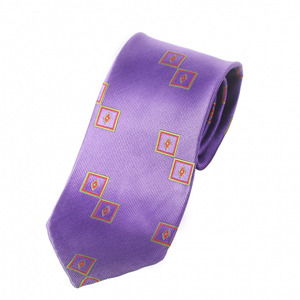 BELLATOR Diamond Pattern Tie | Purple, wine, Green
