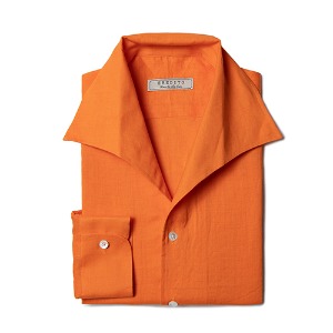 Linen Shirt - Orange