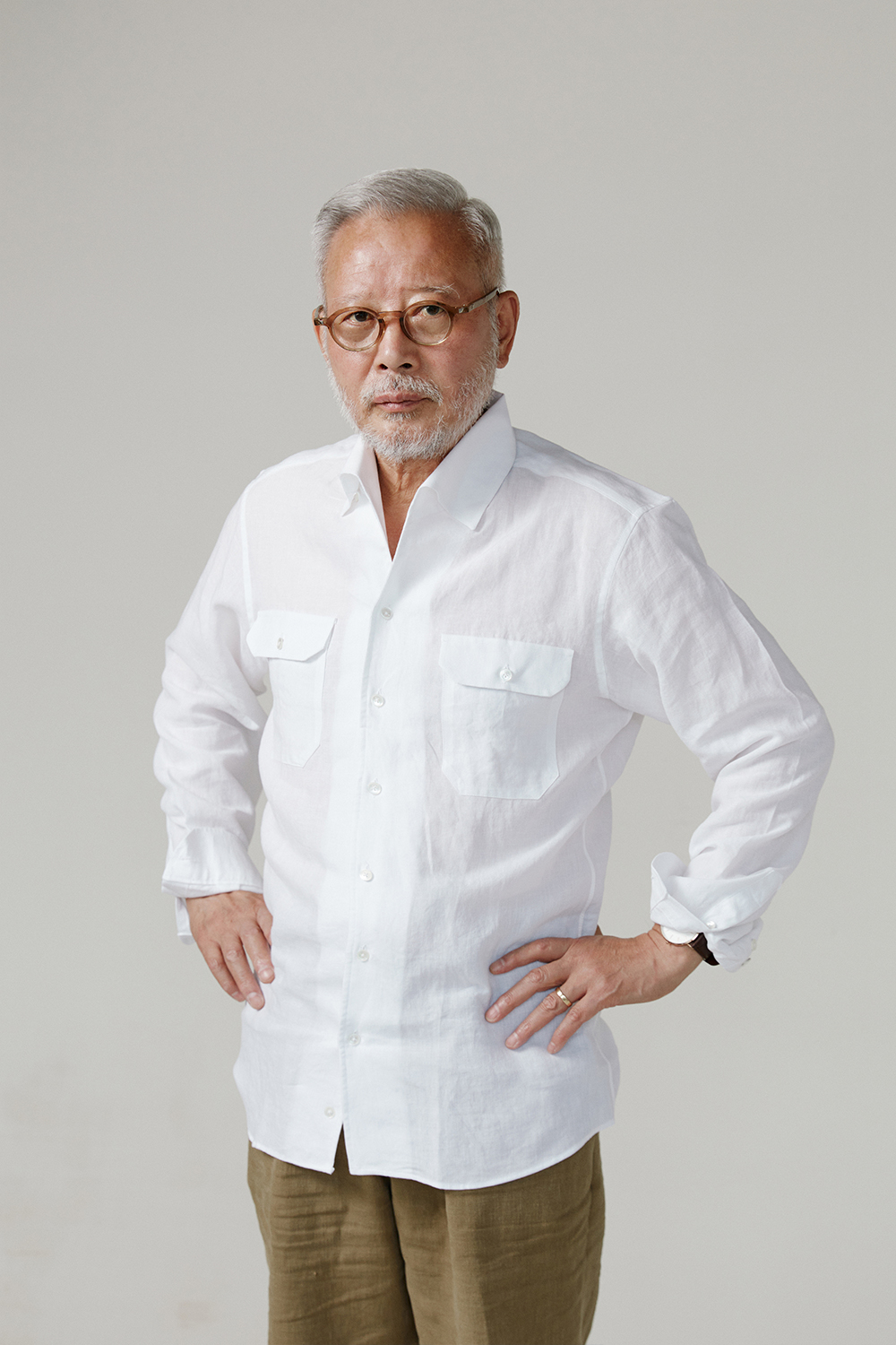Linen Shirts Basic - White